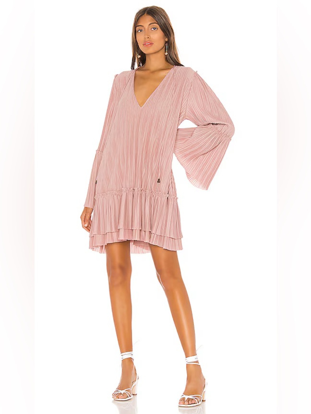 Free People “Can’t Help It” Mini Dress in Pink